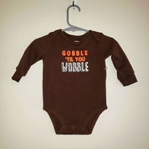 CARTER'S THANKSGIVING TURKEY DAY BODYSUIT SIZE 6M